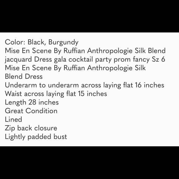 NWT Anthropologie Jacquard Party Dress - Picture 4 of 4